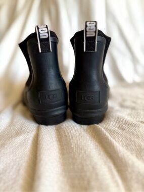 UGG Black Rain Ankle Boots